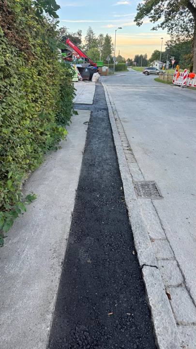 Surface after reinstatement