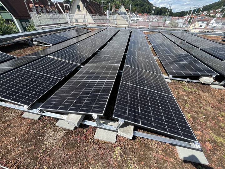 PV system on a green roof
